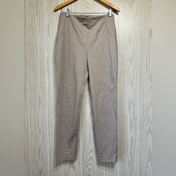 Thalian Taupe Pants Women’s Mid Rise  Stretch Comfort Size 10 EUC - Picture 1 of 3